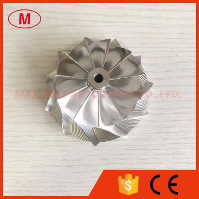 China GT15-25 53.11/70.98mm 11+0 blades turbo milling/aluminum 2618/billet compressor wheel for sale