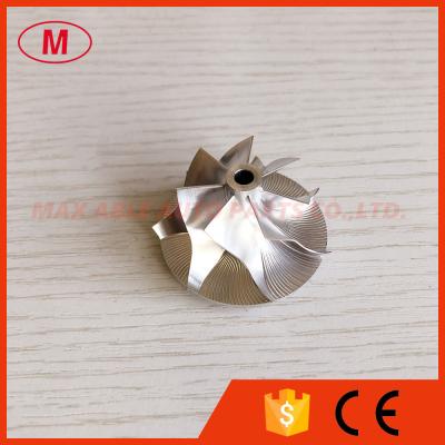 China KP35 29.50/41.00mm 1541/2004 7+0 blades high performance turbocharger milling/aluminum 2618/Billet compressor wheel for sale