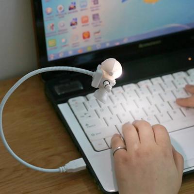 China Modern Portable Mini Astronaut USB LED Light for Night Power Bank Computer Laptop for sale