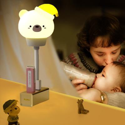 China Cute Dimmable LED Bedside Light Cartoon Touch LED Night Light USB Kids Lamp Modern Baby Night Light Bedside Lamp Bedroom Decoration Lighting for sale