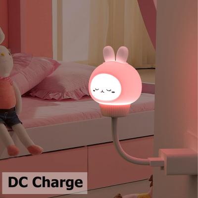 China NEW Modern LED Night Light Kids Remote Control USB LED Night Lamp Bear Rabbit for Baby Night Light Bedroom Decor Gift Child Lamp for sale