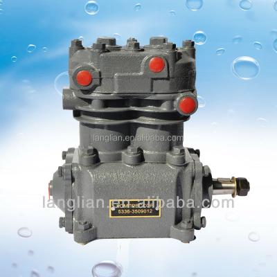 China Lubricated Langlian KRAZ Spare Parts Twin-Cylinder Air Compresor 5336-3509012 for sale