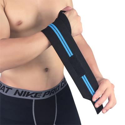 China Non-Slip Wrist Wraps For Weightlifting 18 Inch Professional Grade Wrist Support Braces For Crossfit Weightlifting And Strength Training for sale