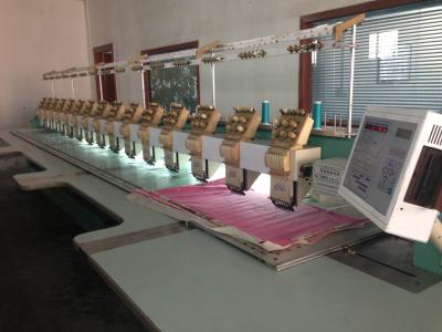 China 12 18 20 Needle Tajima Embroidery Machine , Tajima 6 Head Embroidery Machine for sale