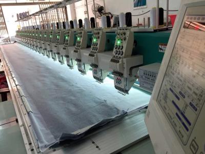 China Refurbished Computer Controlled Embroidery Machine Portable Green Color for sale