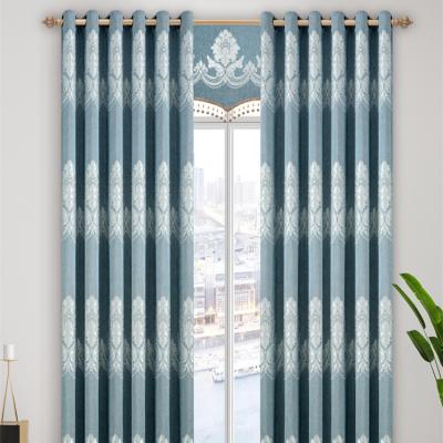 China Green color of the best and lowest price factory blackout curtain fabric on sale curtain thick material fabric for sale