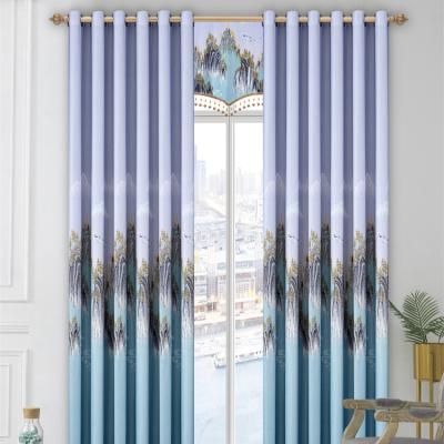 China Wholesale Blackout Polyester Fabric For Curtain Manufacturer Cloth Decoration Curtains for sale