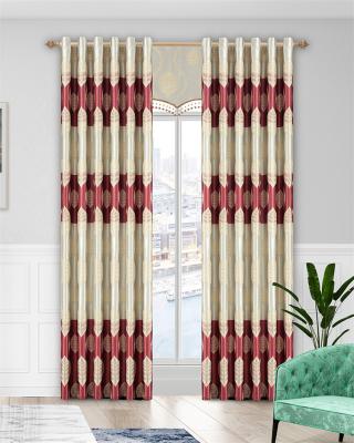 China Luxury Outdoor Blackout 280cm Width Jacquard Curtain Fabric 200gsm Curtain Fabric Waterproof for sale