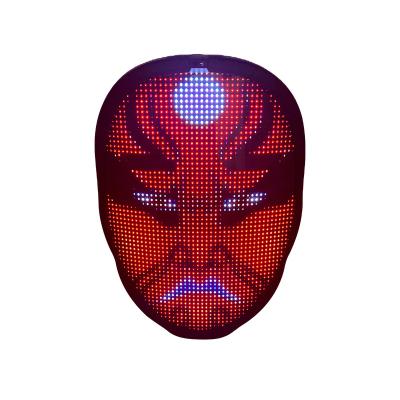 China Dislpay Fashion and Music Fashion Wholesale Halloween Party DIY Nightclub Rave Led Light Up Face Masks for sale