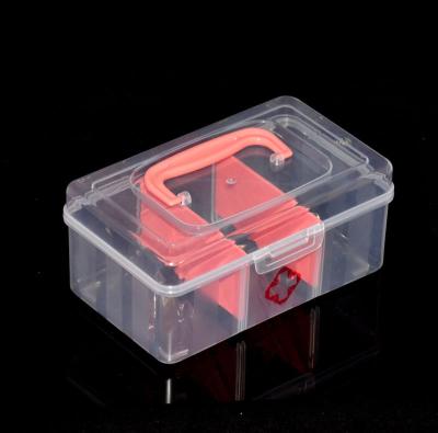 China Leading manufacturer sustainable supply quality household pp plastic medicine box with lid for medicine storage for sale