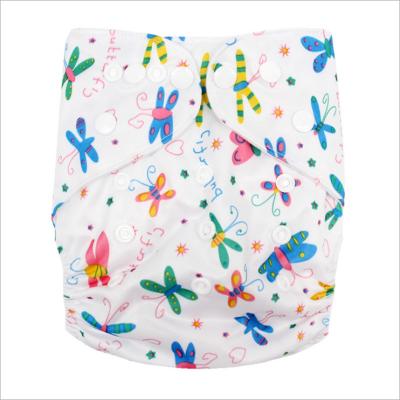 China Printed Hot Selling One Size Fit All Baby Dry Diapers Dipers Diapers Reusable Soft Breathable Disposable Baby Diaper Pants for sale