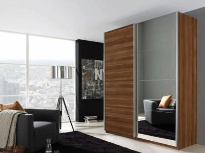 China Mirror door wardrobe for sale