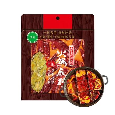 China Hot pot soup base Tianchu Factory Wholesale 500g Halal Hot Pot Authentic Sichuan Chongqing Spicy Hot Pot Good Butter Hotpot Soup Base for sale