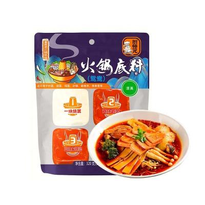 China Hot pot soup base Tianchu 320g Mandarin Duck Hot Pot Base Material Hot Pot Condiment Spicy Hot Pot Soup Base for Restaurant for sale