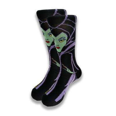 China Wholesale Custom Antibacterial Horror Cartoon Movie Character Skateboard Men Crew Socks for sale