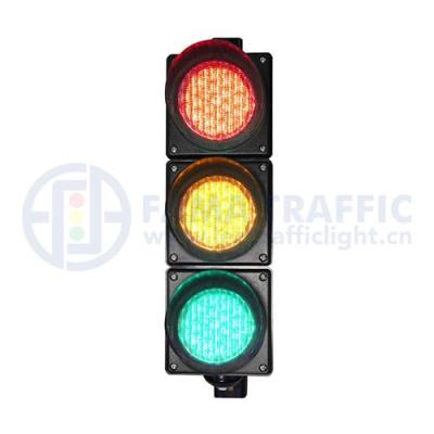 China Plastic Anti-UV PC Traffic Lights Light With 12vdc 100mm RYG LED Traffic Light With PC Housing for sale