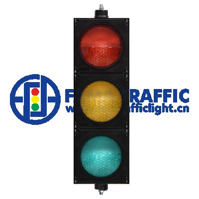 China PC Plastic 200mm Anti-UV Traffic Light 8 Inch High Flux LED Traffic Light for sale