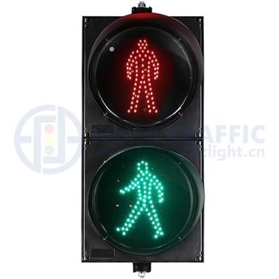 China PC Plastic Pedestrian LED Traffic Lights Static Light 300mm Anti-UV for sale