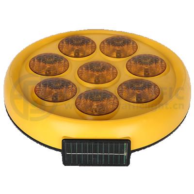 China PC Plastic 400mm Anti-UV Led Light Yellow Led Traffic Traffic Light Warning Light for sale