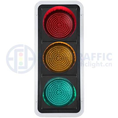 China Full PC Plastic Traffic Lights Light RYG 400mm Ball Waterproof Anti-UV Traffic Light for sale