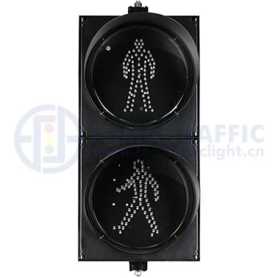 China PC LED Pedestrian Crossing Light 400mm Plastic Anti-UV Pedestrian Signal Lights for sale