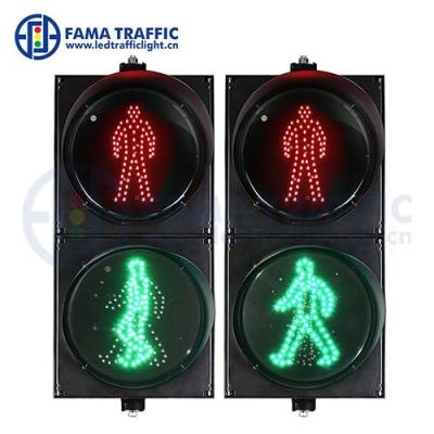 China PC Plastic Anti-UV Factory Direct Dynamic Traffic Lights Light 400mm Pedestrian Led Traffic Lights for sale