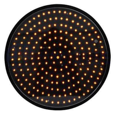 China PC 400mm Traffic Light Module FAMA Plastic Anti-UV Yellow Traffic Ball LED Traffic Light Module 400mm for sale