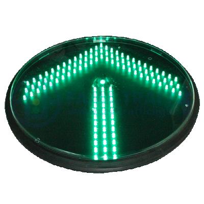 China PC 400mm Traffic Light Module Green LED Traffic Light Module Anti-UV Plastic Arrow LED Traffic Light Module for sale