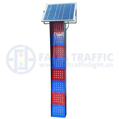 China Plastic PC LED Anti-UV Solar Flashing Warning Lights (Red and Blue Flashlight) for sale