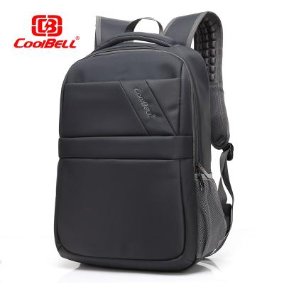 China With USB Cool Bell 15.6 Inch Laptop Backpack Water Repellent Backpack Protective Day Pack With USB 2.0 Charging Port for sale