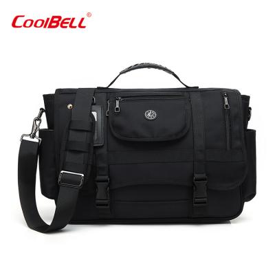 China Popular High Quality Cool Bell Canvas 15 Inch Laptop Cross Business - Body Bag Handbag With Logo For Men for sale