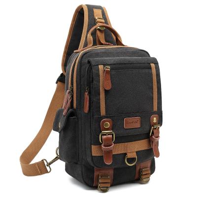 China 2021 fashion durable high quality outdoor black daily item causal messenger bag with tri box for men&women for sale