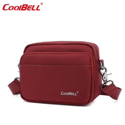 China Durable Coolbell 7 Inch High Quality Trumpet Unisex Shoulder Bag Leisure Sports Waterproof Oxford Messenger Bag For Men Women for sale