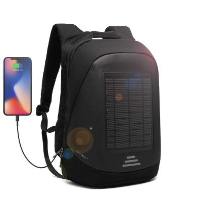 China With Factory Cool Wholesale Usb USB Bell Left Charging School Laptop Backpack Waterproof Travel Designer Solar Power Backpack 15.6 Inch for sale