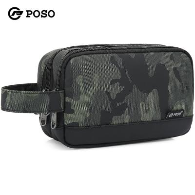 China Coolbell 2021 New Mobile Phone Treasure Data Cable Usb Card Stored Charging Bag Camouflage Small Double-Layer Zipper Storage Bag for sale