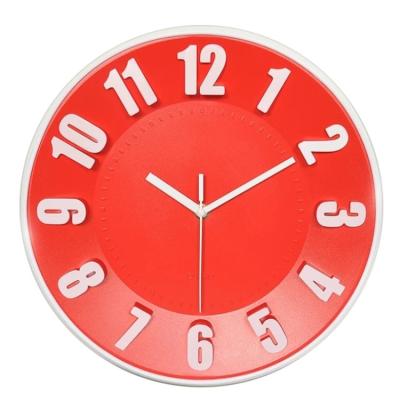 China Wholesale 3D Antique Plastic Wall Clock Hot Sales Factory Style Clock Instock Plastic Deal Shopping for sale