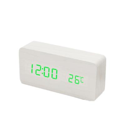 China Customization Professional Design Personalized Digital Wooden Clock Led Displays for sale