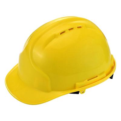 China Construction Heat Resistance Breathable Industrial Construction Safety Hard Hat Protective Hard Hat With Ventilation Hole for sale