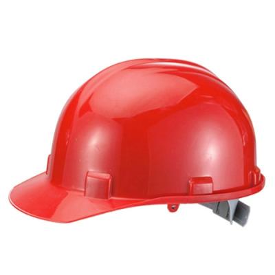 China Red Plastic Construction ABS HDPE Construction Machinery Hard Hat Industrial Safety Mining Hard Hat With Low Price for sale