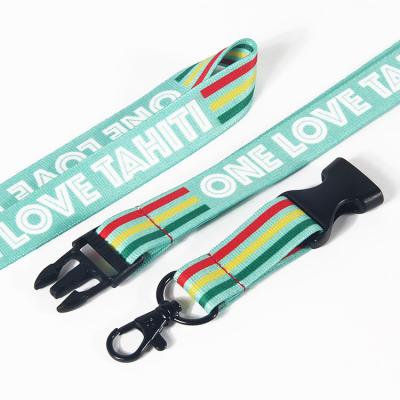 China Promotion/Advertising/Gift/Decoration Customized Polyester Sublimation Printing Wholesale High Quality Lanyard for sale