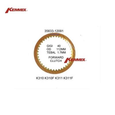 中国 SMALLER K310 K311 CVT AUTOMATIC TRANSMISSION FRICTION PLATE FORWARD 35633-12091 OD 112MM 販売のため