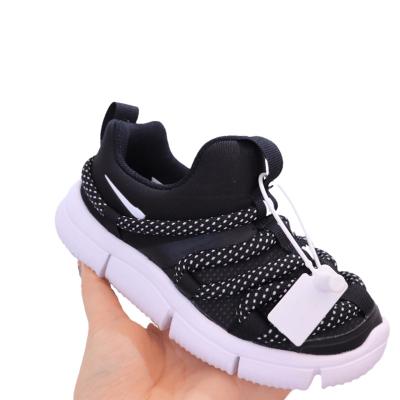 China Deodorization One Foot Pedal Style Elastic Leisure Kids Breathable Shoes for sale