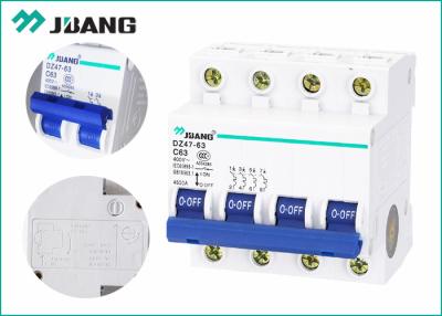 중국 MCB 63 amp 4 폴란드 최소한도 만능인 차단기 IEC60947 쉬운 임명 판매용