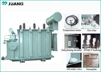 Chine 500KVA - transformateur Dyn11 dévolteur de tension immergée dans l'huile du courant 10MVA électrique avec le plein réservoir de stockage de pétrole scellé à vendre