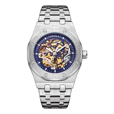 China Water Resistant Custom Logo Hot Selling Skeleton Automatic Luxury Mechanical Men Watch for sale