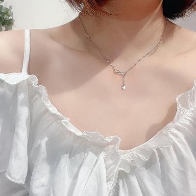 China CLASSIC pendant necklace female Korean sense of love simple and supple chain clavicle minority chain female Korean for sale