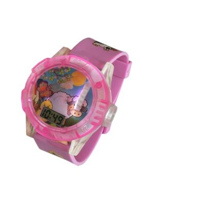 China Day/Date Cartoon 6 Images Projection Watch for sale