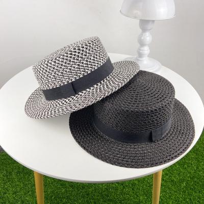 China Summer Paper Strohhut Straw Beach Hat Custom Magical Brim Shopping Straw Hat Wholesale Fashion Sun Luxury Wide Protection for sale