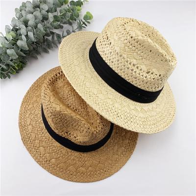 China Wholesale Fashional Paper Straw Beach Hat Panama Hat Sun Protection for Women Men Foldable Wide Brim Bucket Surf Straw Hat Shopping for sale