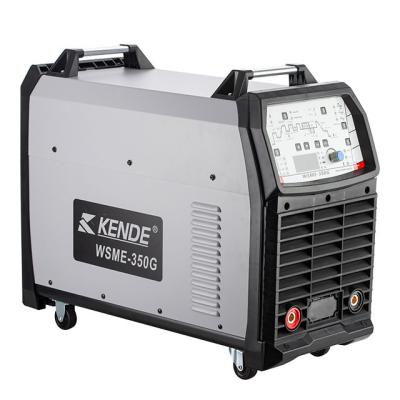 China Hotels KENDE IGBT Inverter Heavy Industrial Using Muttahida Majlis-e-Amal CAT AC DC 350 Multifunction Pulse Spot Aluminum Welding Machine WSME 350 for sale